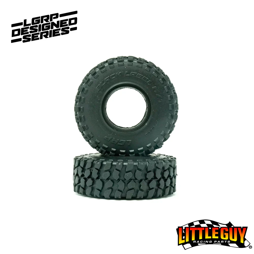LGRP | BLACK LABEL M/T 57x19mm 1.0" TIRES (LGT505) - Image 2