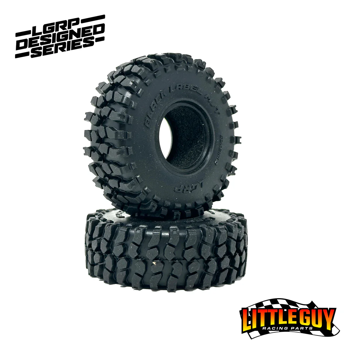 LGRP | BLACK LABEL M/T 63x21mm 1.0" TIRES (LGT504)