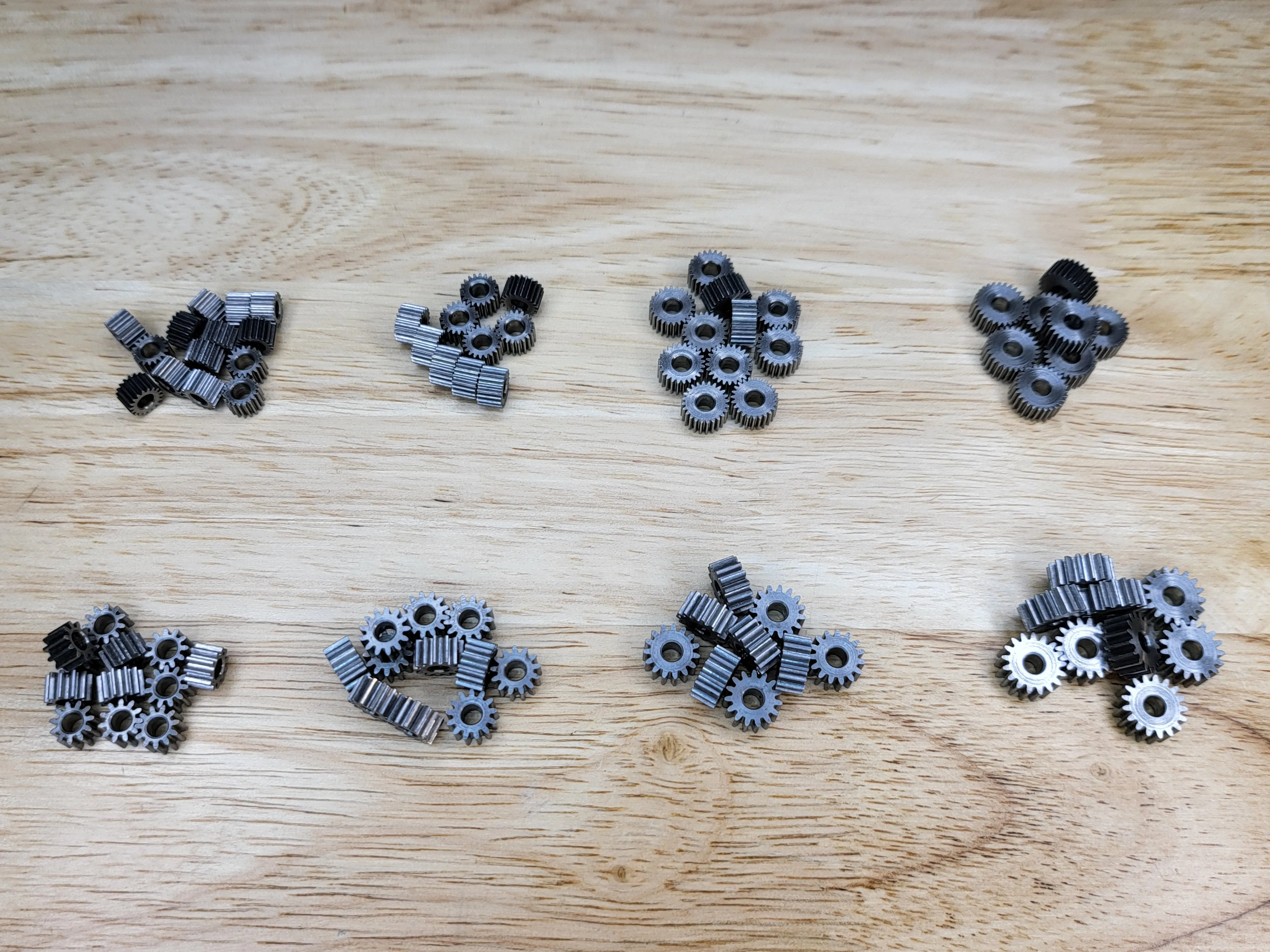 3mm Shaft Diameter Press-Fit Pinion Gears - Mod 0.3/0.4/0.5 Pitch (Sold Individually)
