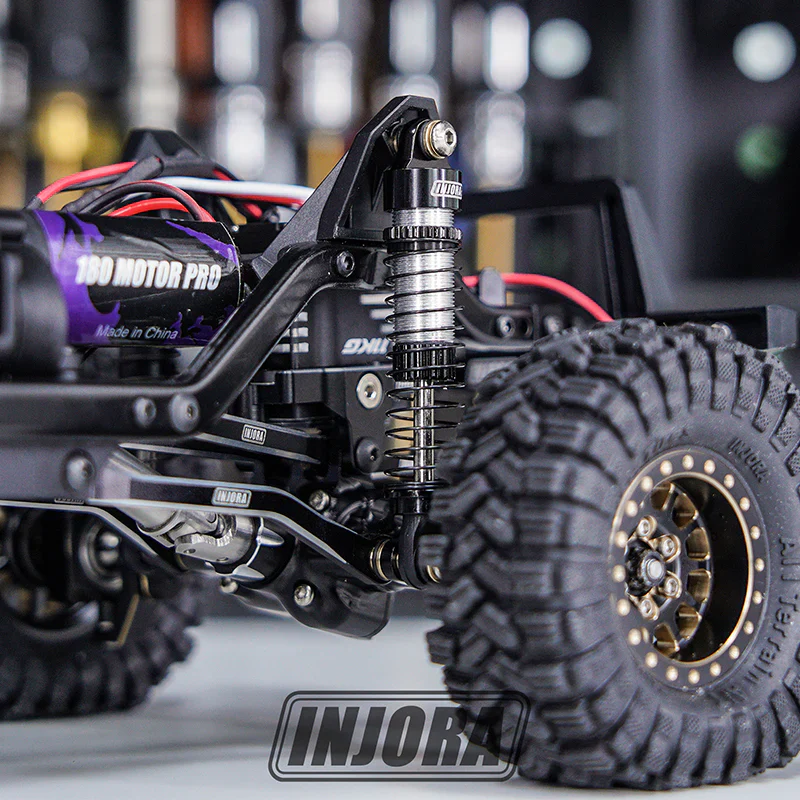 INJORA 59mm Long Threaded Oil Shocks for 1/18 TRX4M - Image 2