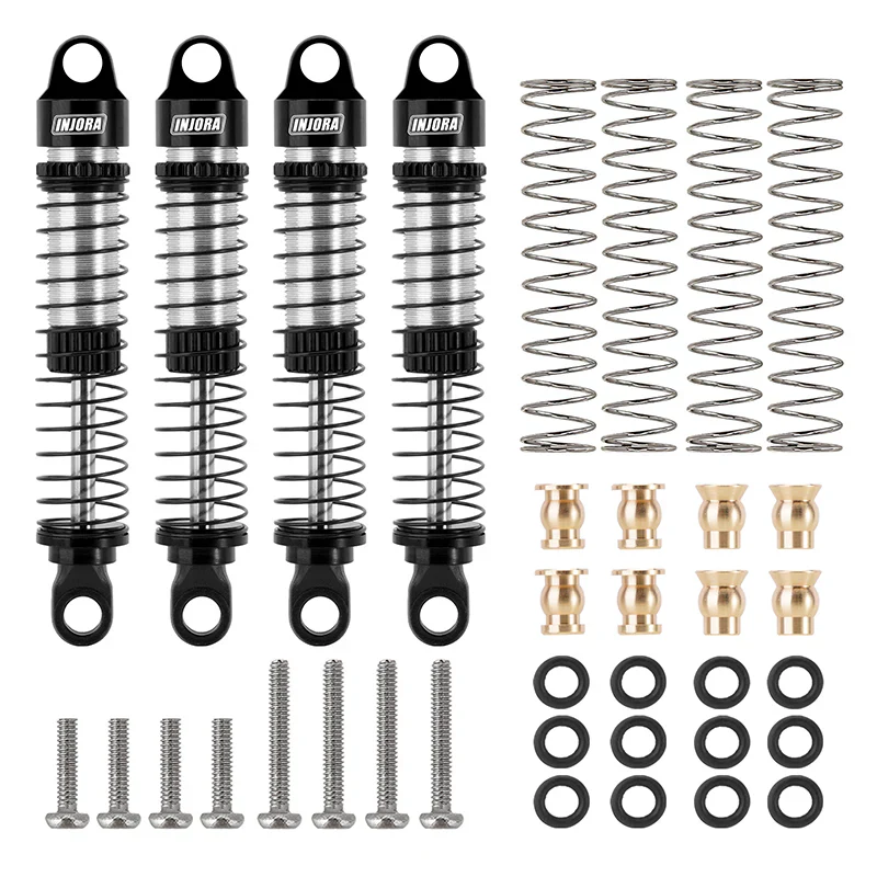 INJORA 59mm Long Threaded Oil Shocks for 1/18 TRX4M - Image 4