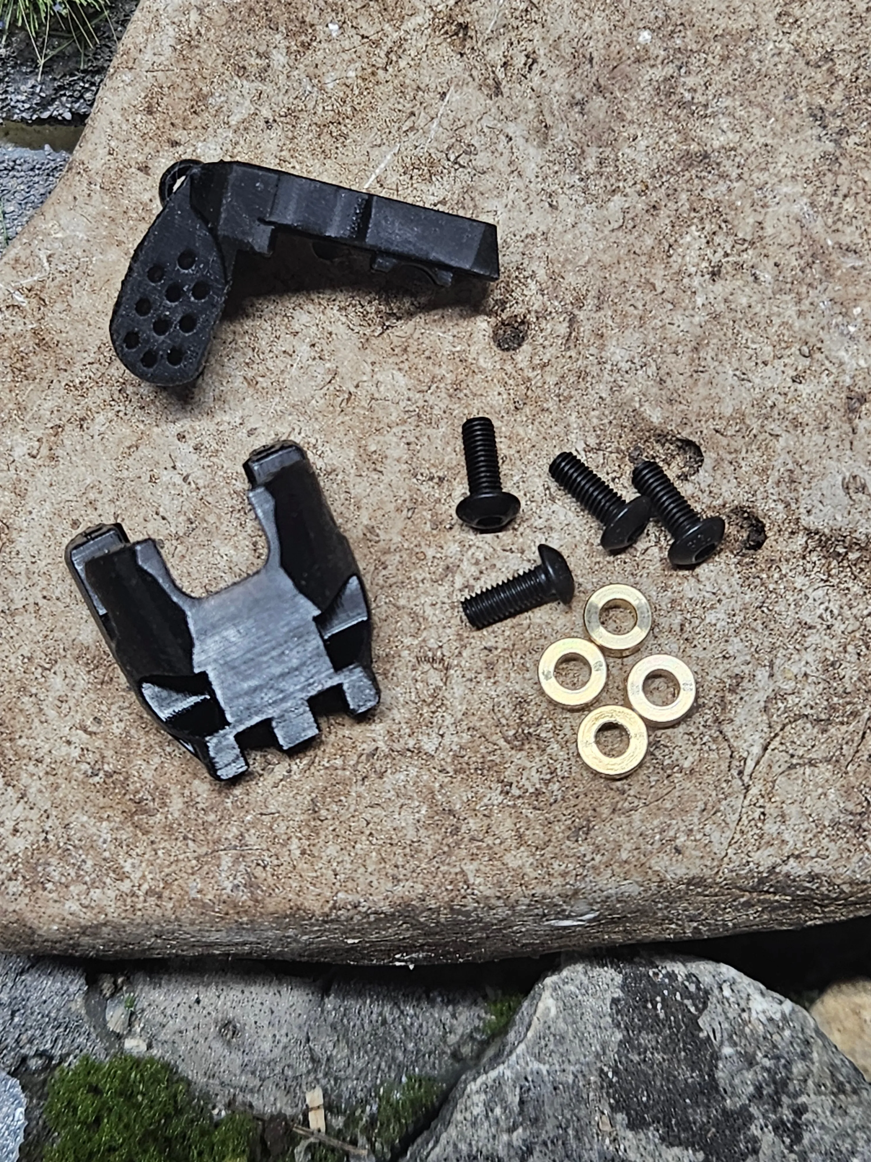 MesmoRISER Rear Diff Roller Skid plate and link riser combo