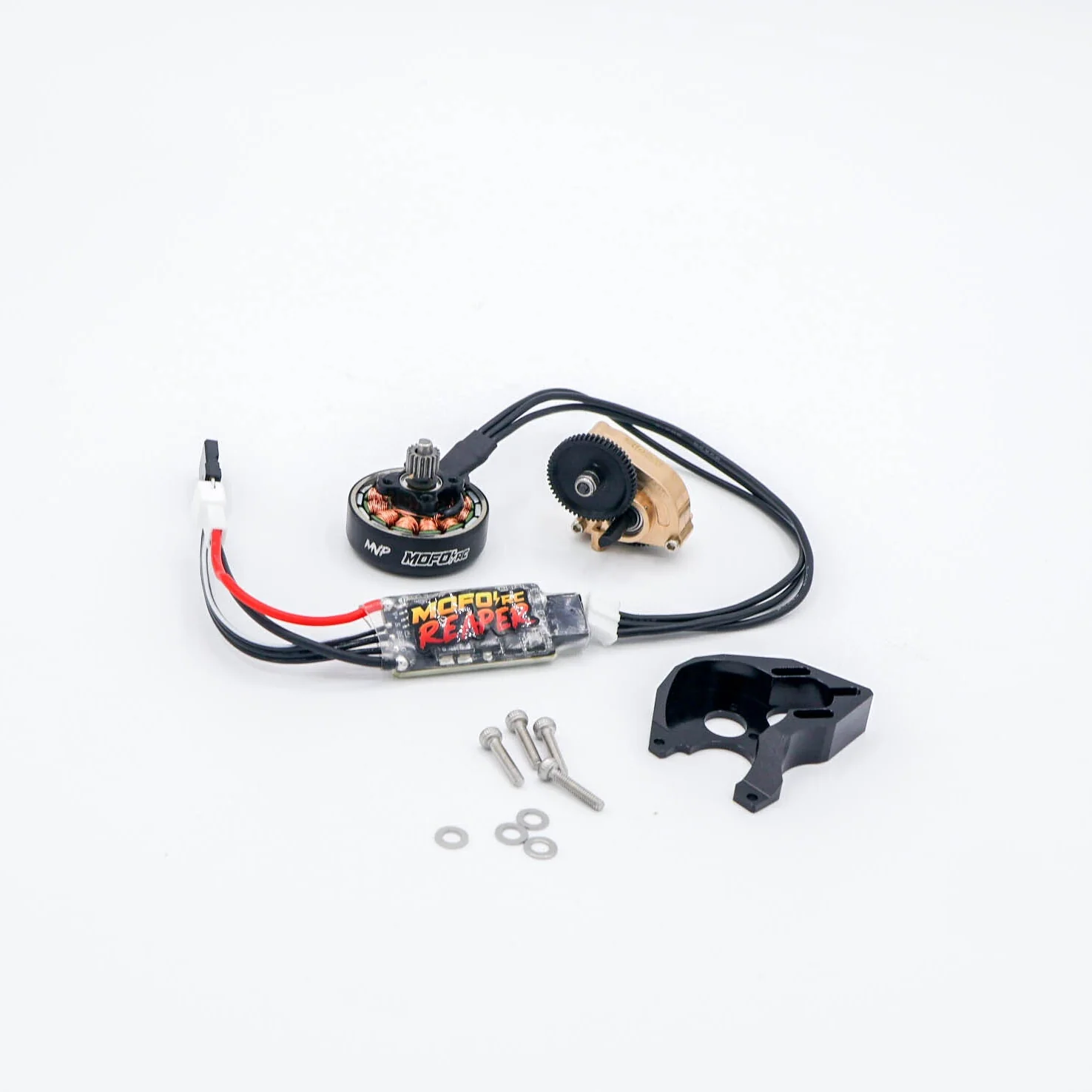 Mofo RC | MVP 2550Kv Brushless Pancake Motor/Reaper ESC/Mount + Transmission Combos- (For Axial® SCX24™/AX24™) - Image 2