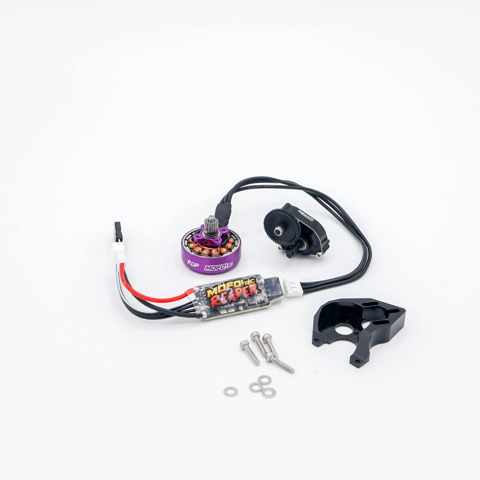 Mofo RC | ROP 3400Kv Brushless Pancake Motor/Reaper ESC/Mount + Transmission Combos- (For Axial® SCX24™/AX24™) - Image 2