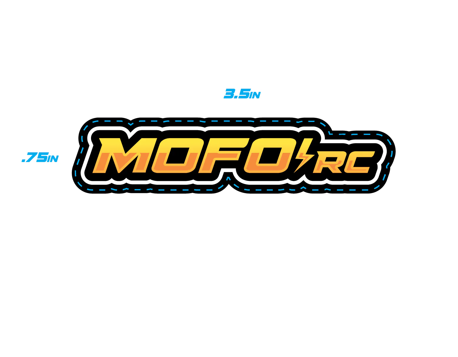 Mofo RC | Inline Logo Sticker Slap - Image 2