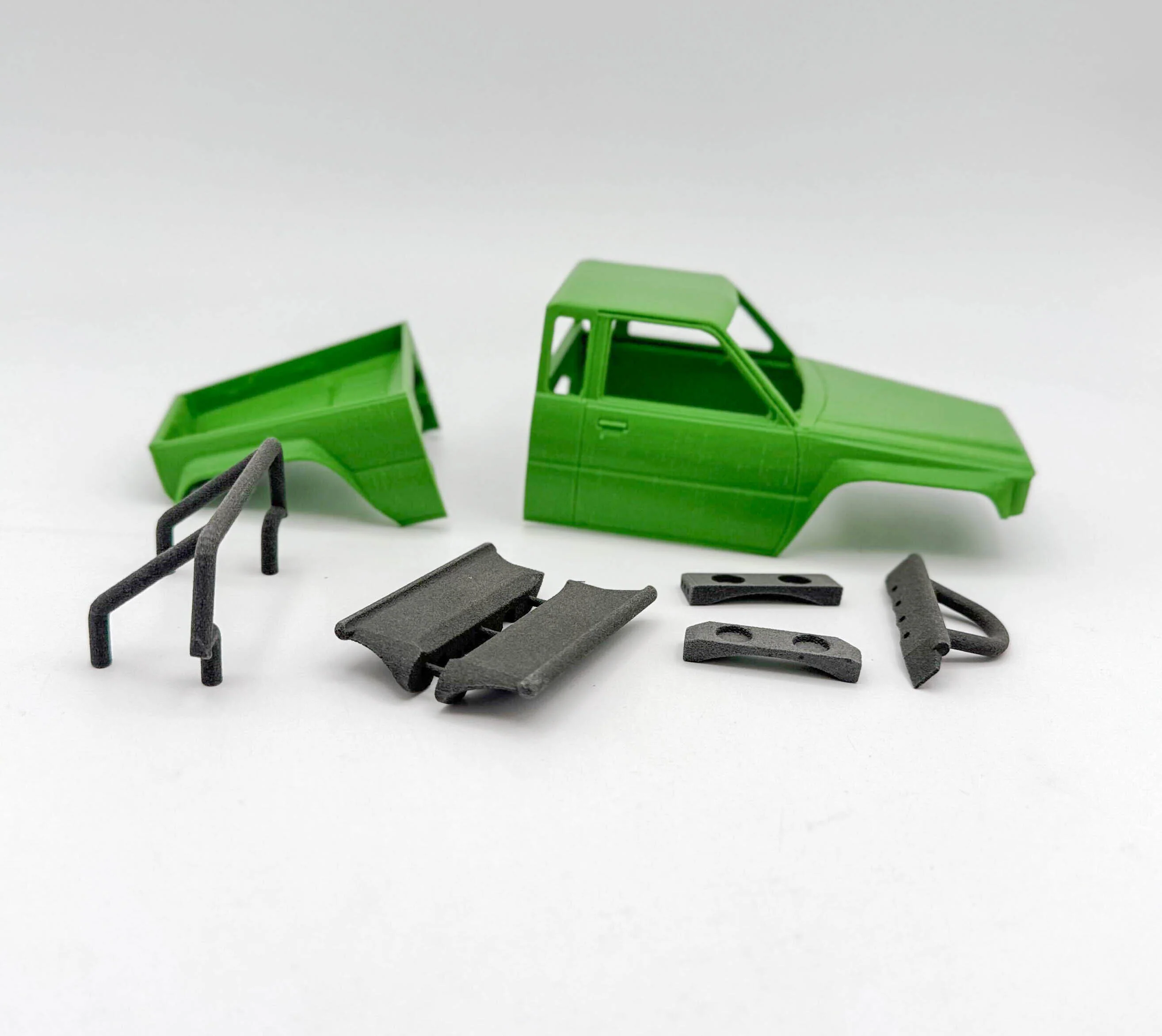 Mofo RC | Mofota Scale Body Kit w/ Truck Bed (Earth Tone Colors) - Image 4