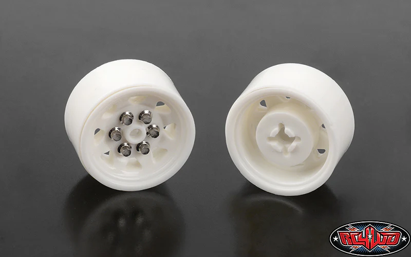 RC4WD | OEM Plastic 0.7" Beadlock Wheels - White (Z-W0338) - Image 3