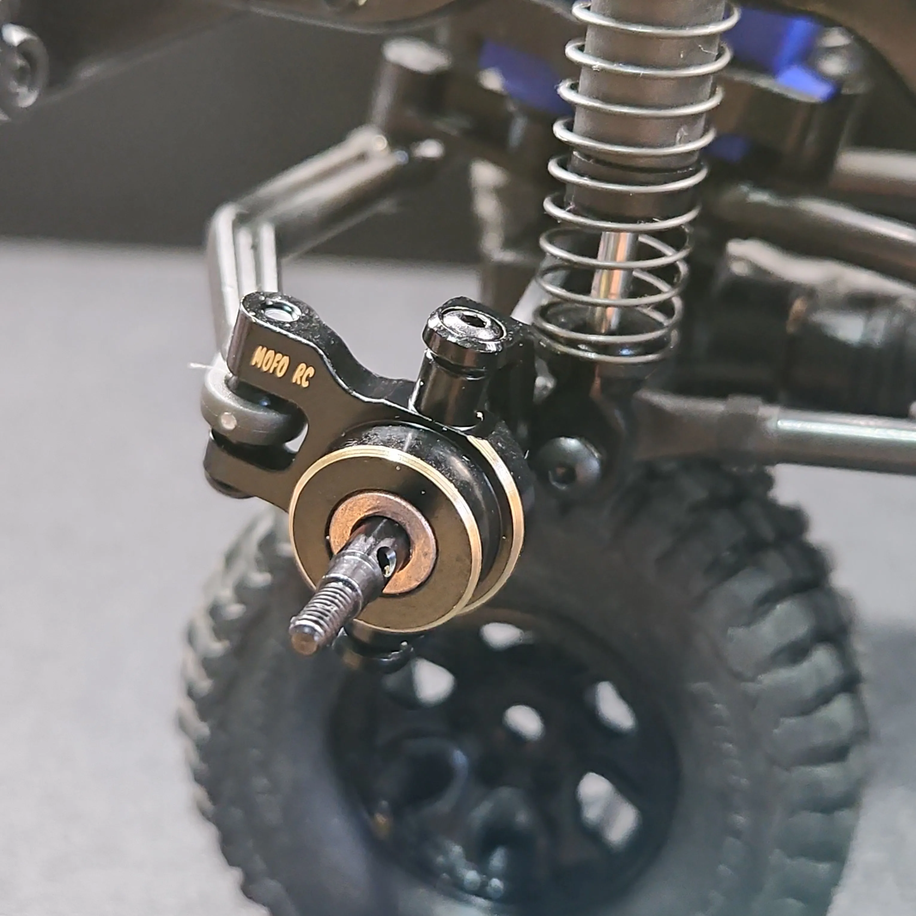 Mofo RC | Black Brass Knuckles for X15 Axles & Traxxas® TRX-4M™ - Upgrade Part - Image 4